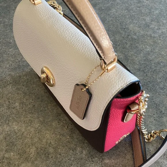 👜 [Coach] Marlie Colorblock Leather Purse C2836, EUC - Picture 3 of 10